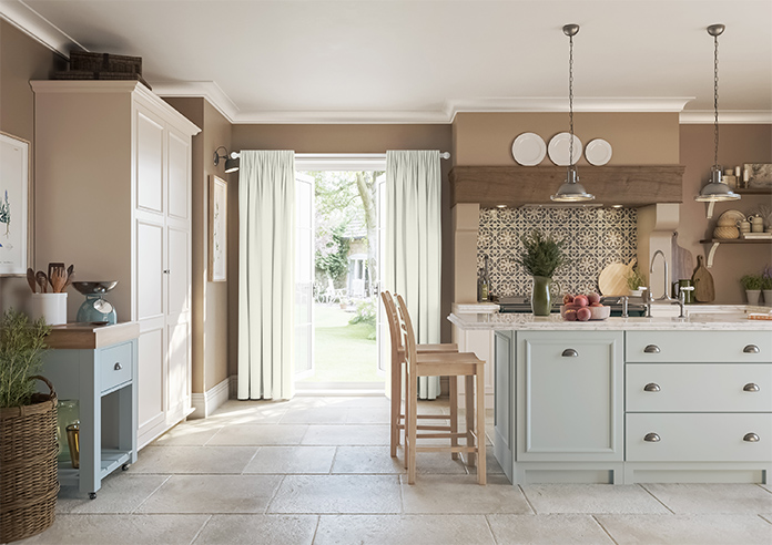 Akoya Faux Silk, Lustre Chalk - Made to Measure Curtains - Image 14